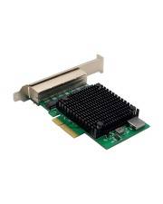 InLine Quad Gigabit Netzwerkkarte 4x RJ45 2,5Gb/s PCIe x4 inkl. low profile Diese InLine® PCIe-Netzwerkkarte ist ein leistungsstarker 10/100/1000/2