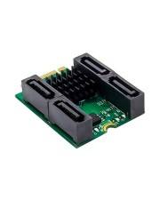 InLine Schnittstellenkarte M.2 Key B+M zu 4x SATA Stecker RAID HyperDuo