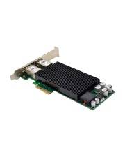 InLine Dual Gigabit Netzwerkkarte 2x RJ45 1 Gb/s PCIe x4 PoE+ Kombinierte Netzwerk- und USB-Erweiterung für flexible Systemanpassung 1x