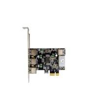 InLine PCIe Karte 3x+1x USB 3.2 Gen.1 Molex kompatibler 4-Pin Stromanschluss Erweitert Ihren PC um vier zusätzliche Ports  drei externe und einen