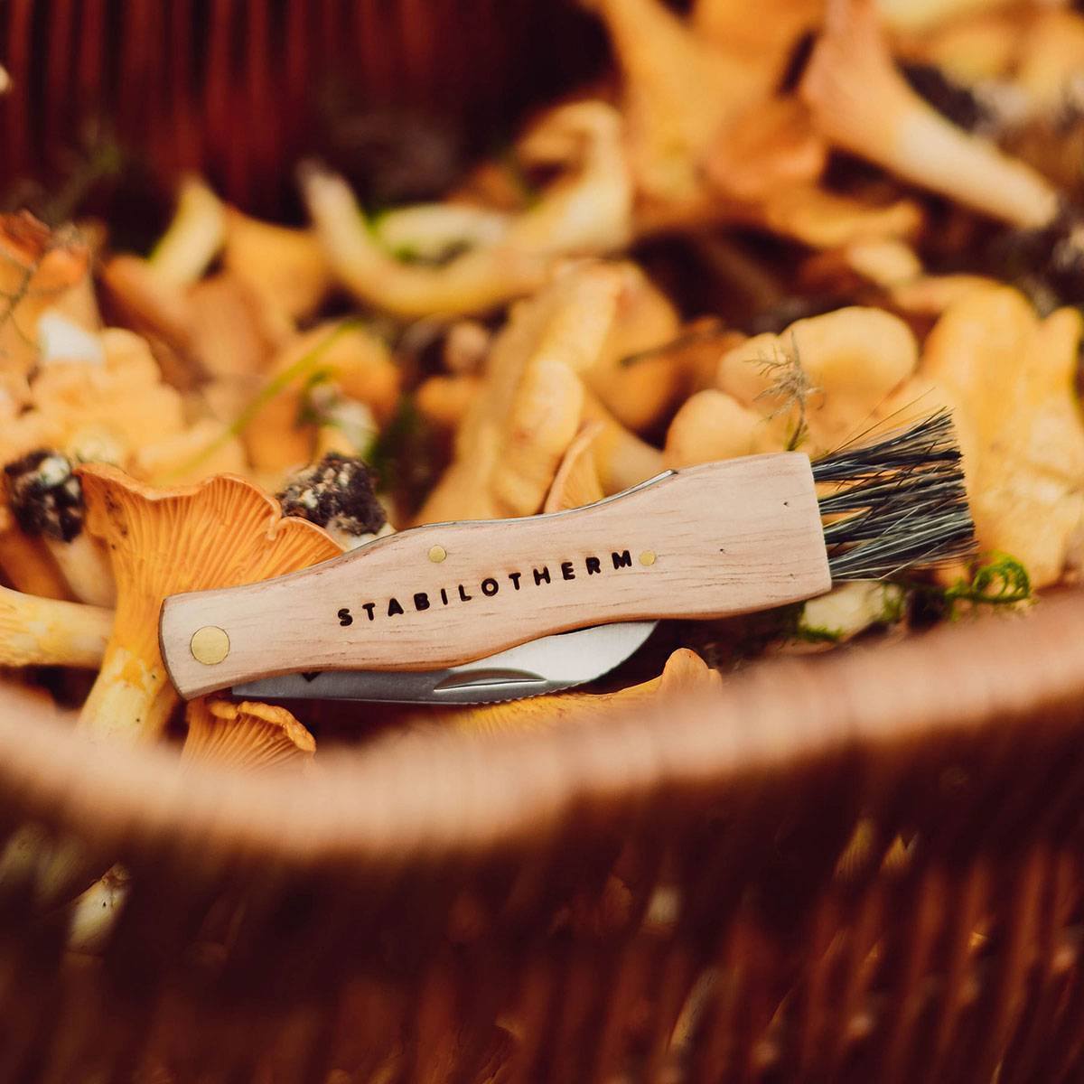 Stabilotherm Mushroom Knife Pilzmesser - Braun