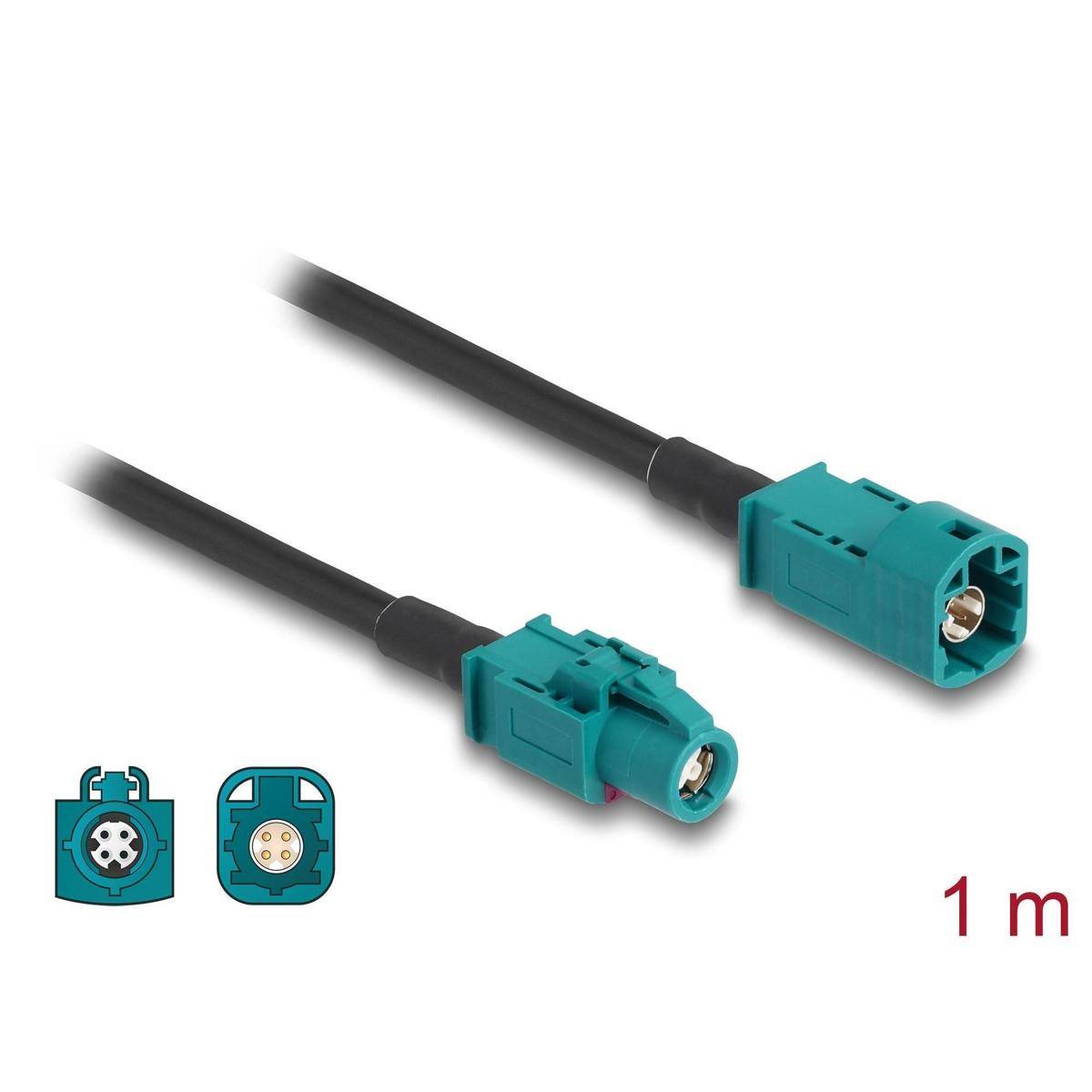 90679 - Delock Kabel HSD Z Stecker zu HSD Z Buchse 1 m