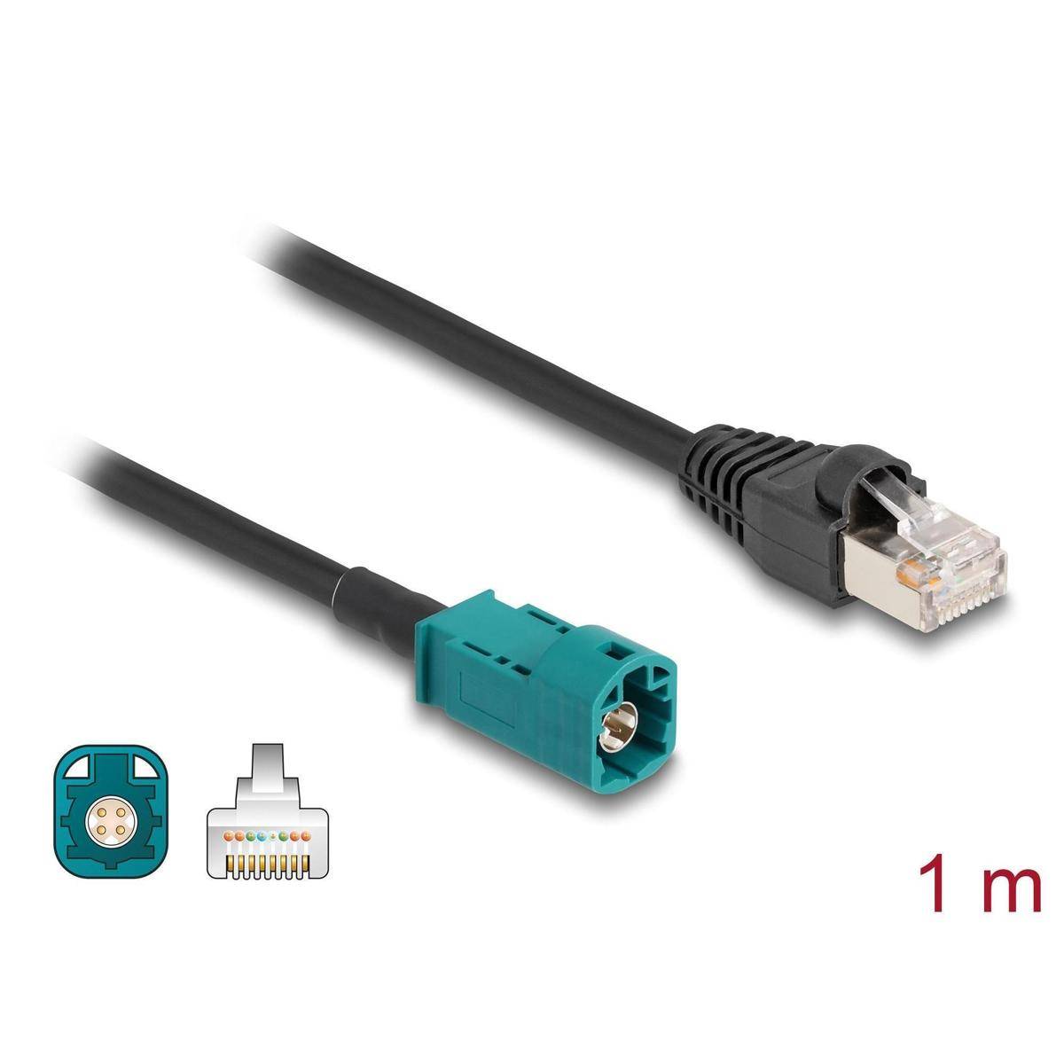 90698 - Delock Kabel HSD Z Stecker zu RJ45 Stecker 1 m