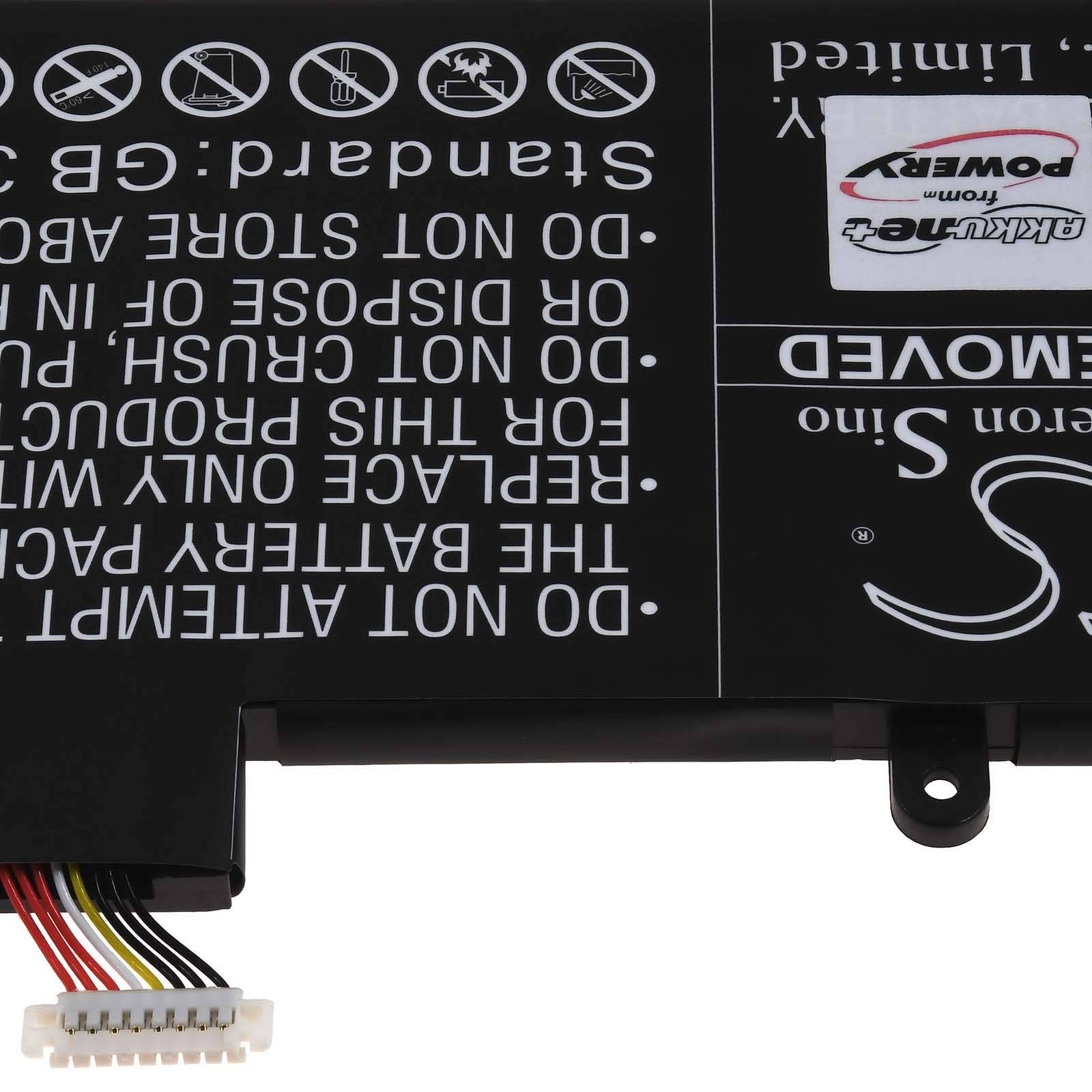 Powery Akku für Asus ZenBook Pro 15 OLED UM535QE-KY731X Laptop<br>11,55V 8150mAh Li-Polymer, 11,55V, Li-Polymer