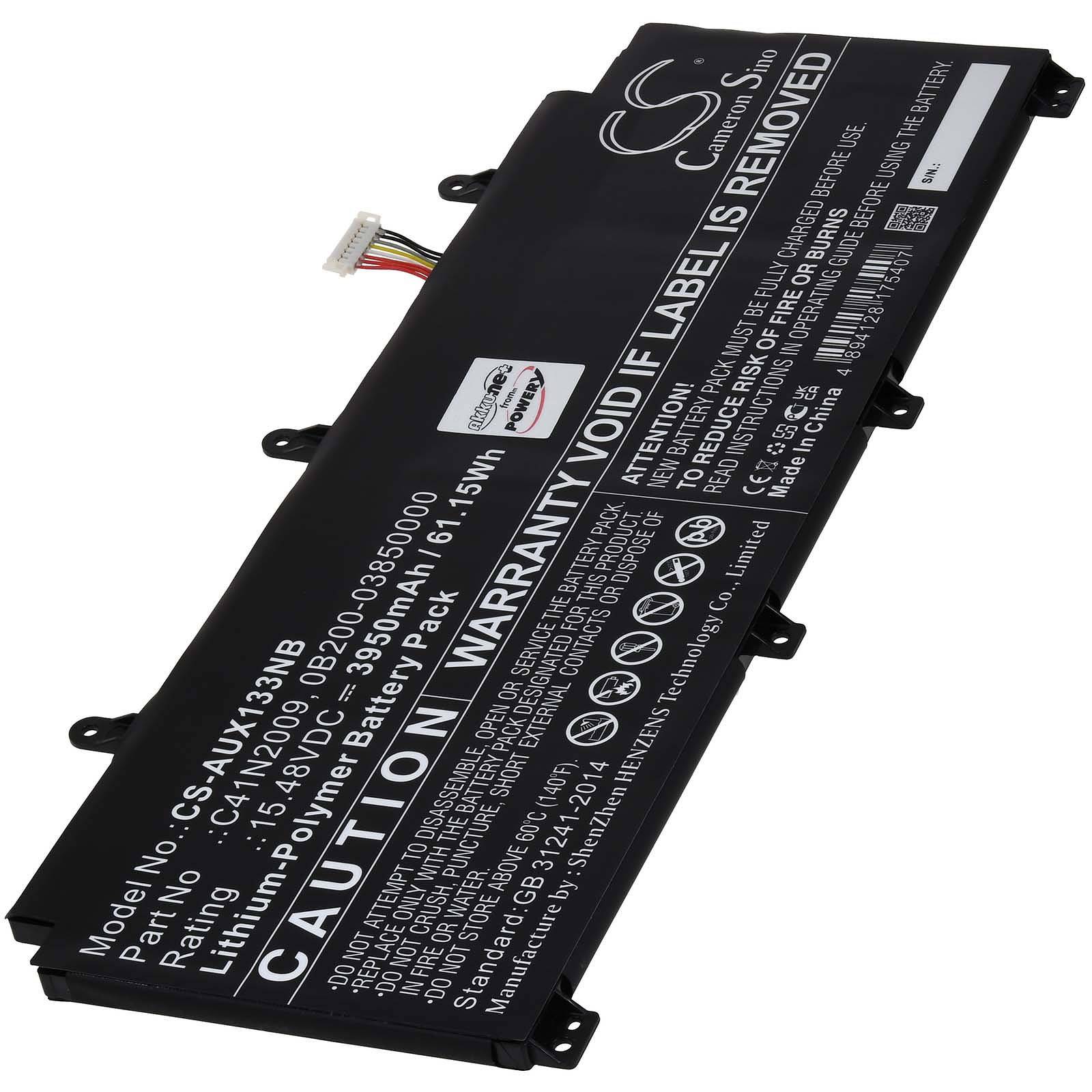 Powery Akku für Asus ROG Flow X13 GV301QE-K6113T, 15,48V, Li-Polymer