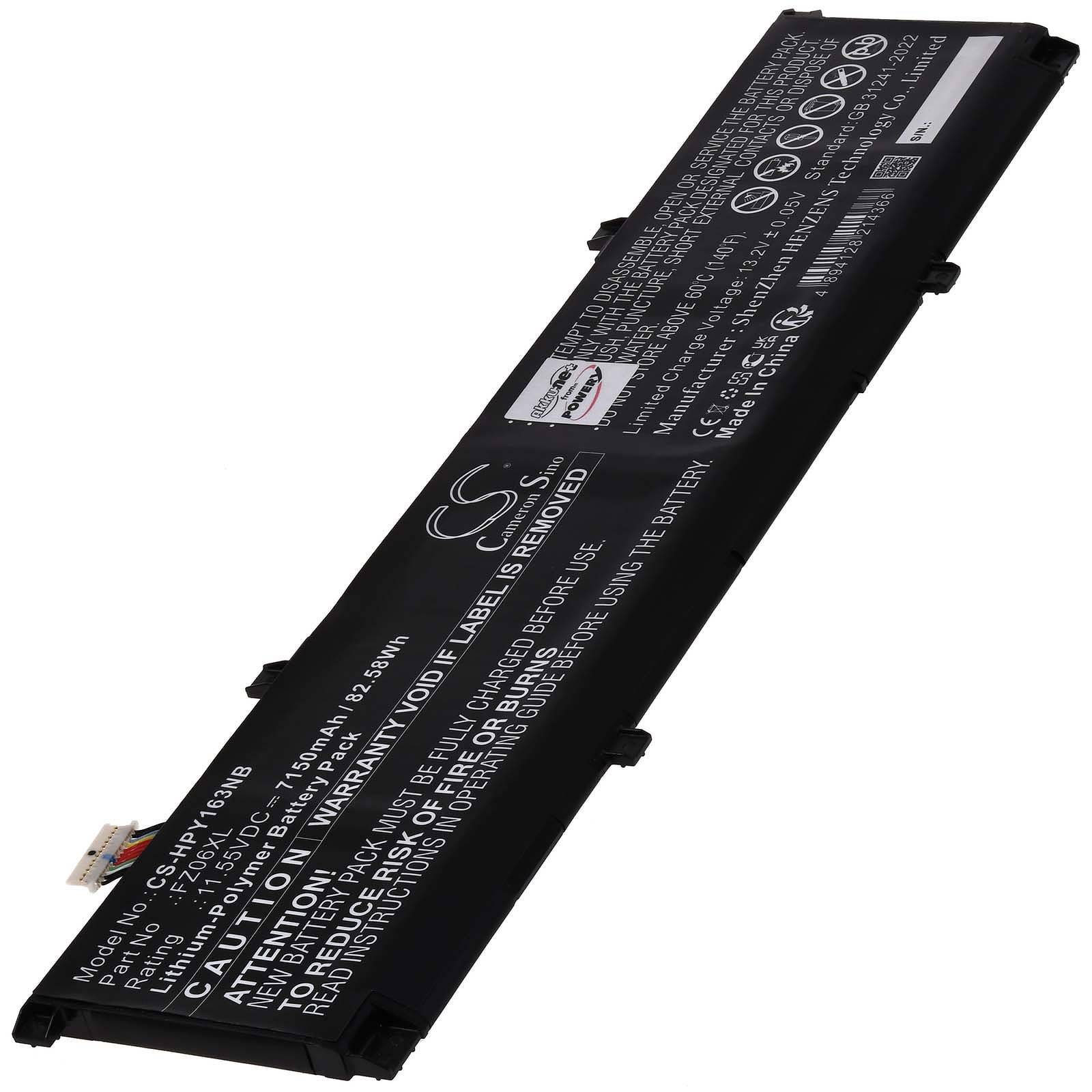 Powery Akku für HP ENVY 16-H0272NW Laptop, 11,55V, Li-Polymer