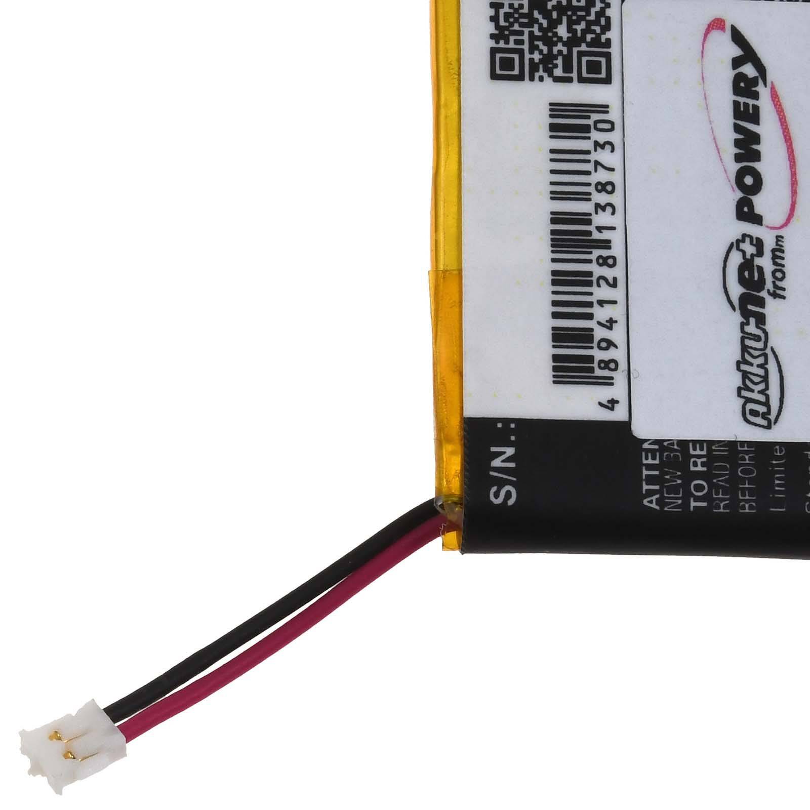 Powery Akku kompatibel mit Garmin Typ 361-00072-00, 3,7V, Li-Polymer