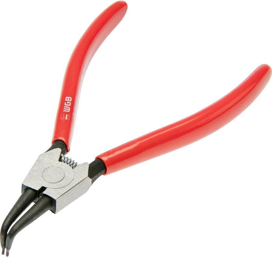 Sicherungsringzangen plus6 für Außenringe 788300100 Ausführung gebogen Typ A01 für Wellen-Ø 3 - 10 mm Länge 140 mm