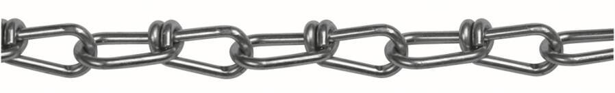 Knotenkette DIN 5686 verzinkt 941045101 Ø (d1) 1,6 mm Teilung 23 mm