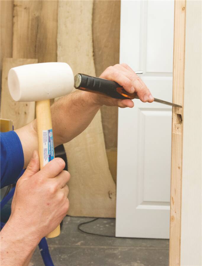 Gummihammer weiß mit Holzstiel 4520365 Ausführung Gummihammer Kopf-Ø 65 mm Gewicht 680 g