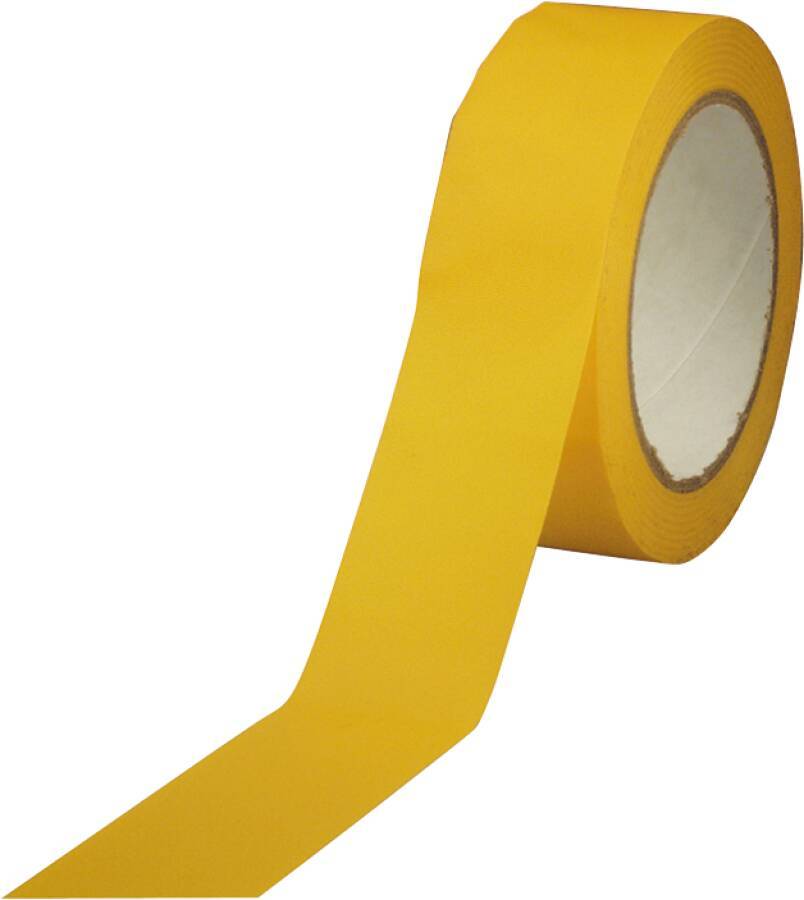 Putzerband PVC 84736 Farbe gelb Rollenbreite 38 mm Rollenlänge 33 m