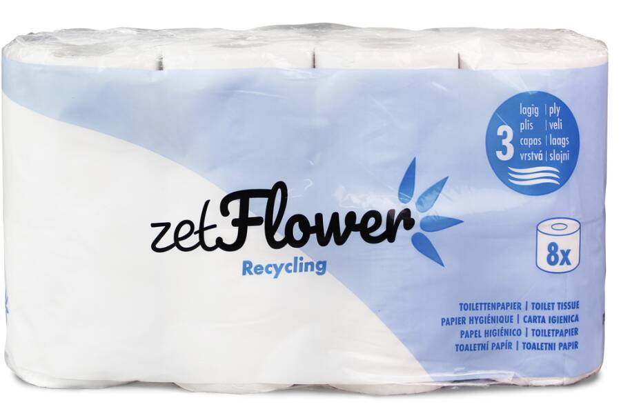 Toilettenpapier 89819 Farbe hochweiß Ausführung 3-lagig Blattanzahl 250 Stk