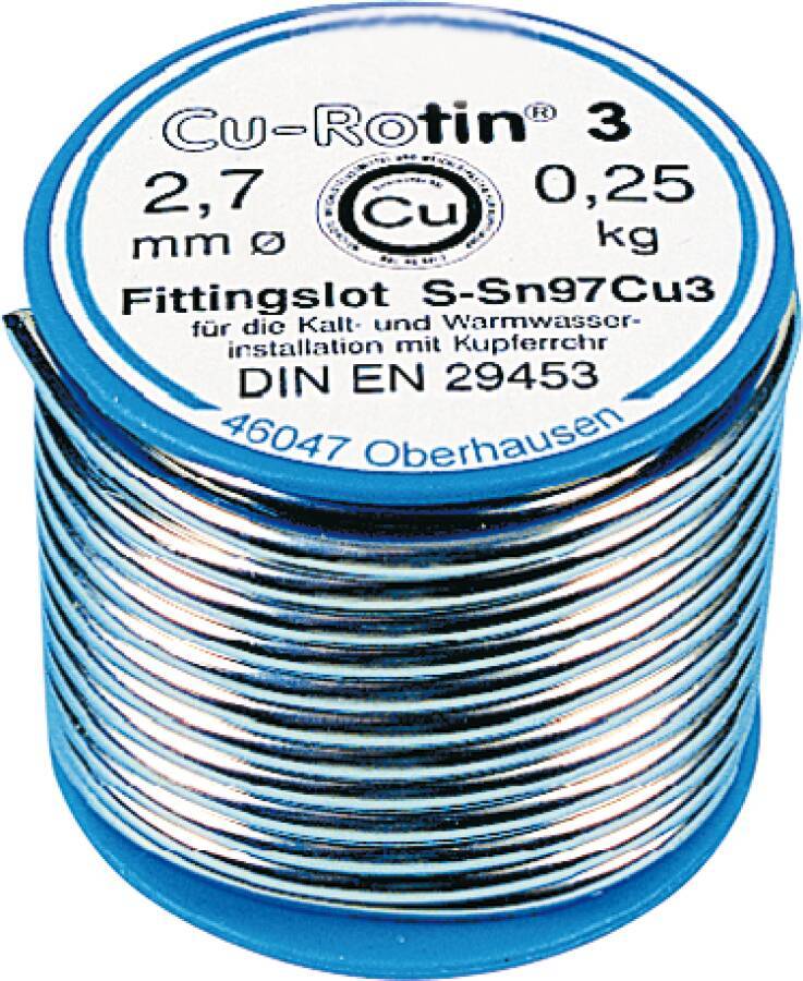 Fittingslot Cu-Rotin®3 S-Sn 97 Cu3 808573