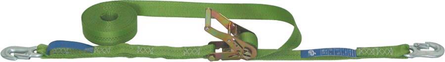 Ratschen-Zurrgurte, 2-teilig mit Karabinerhaken 941047801 Bandbreite 25 mm Zugkraft in der Umreifung 500 daN Zugkraft di