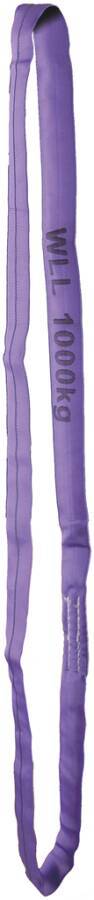Rundschlingen 941048903 Farbe violett Tragfähigkeit 1000 kg Nutzlänge 2 m