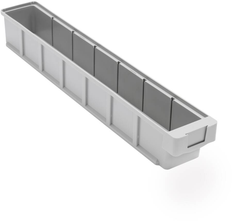 Regalboxen 932136911 Größe 11 Farbe grau Außenmaße (LxBxH) 600 x 152 x 83 mm VE 10