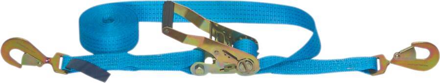 Ratschen-Zurrgurte, 2-teilig mit Karabinerhaken 941047901 Bandbreite 35 mm Zugkraft in der Umreifung 2000 daN Zugkraft d