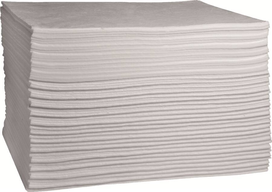Sorbents-Tücher 8964701 Farbe weiß BxL 40 x 50 cm Kapazität 108 l Gewicht (VE) 6 kg Inhalt 100 Stk
