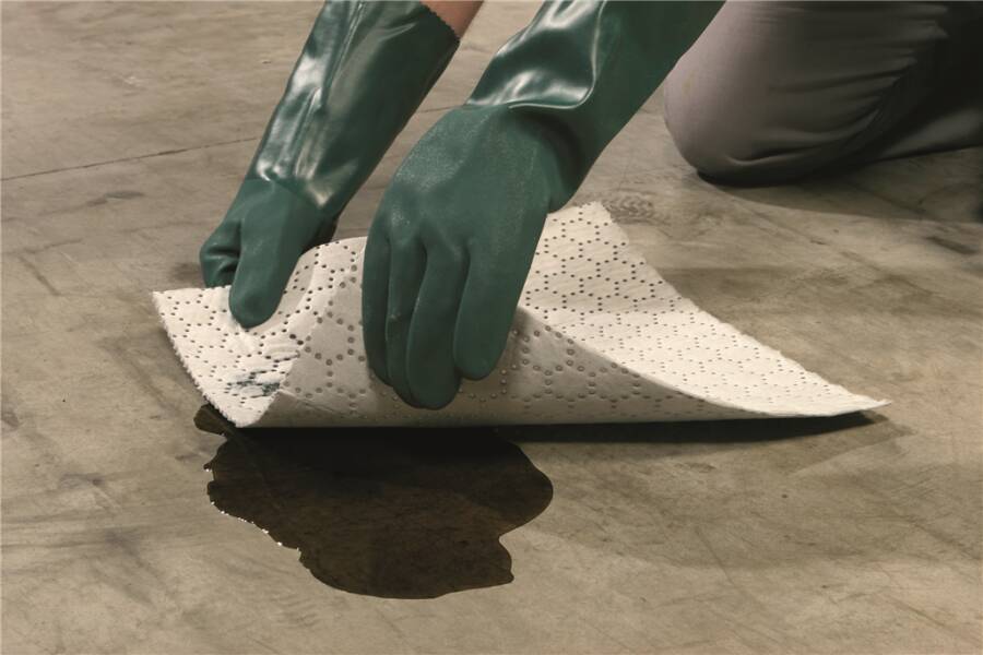 Sorbents-Tücher quer perforiert 8964301 Farbe blau Ausführung verstärkt, fusselfrei BxL 40 x 50 cm Inhalt 100 Stk Kapazi