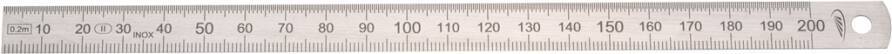 Biegsame Stahlmaßstäbe 31099300 Länge 300 mm Breite 15 mm Stärke 0,5 mm Hersteller Preisser