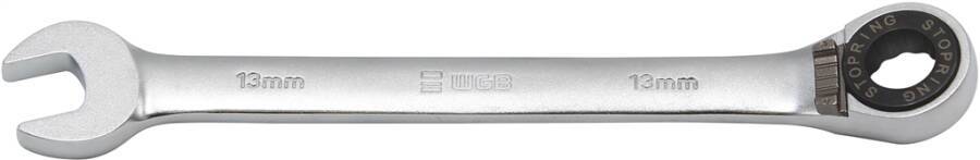 Ratschen-Ringmaulschlüssel umschaltbar 7823500153 SW 15 mm Länge 198 mm Ringhöhe 12 mm Ausführung mit Stoppring