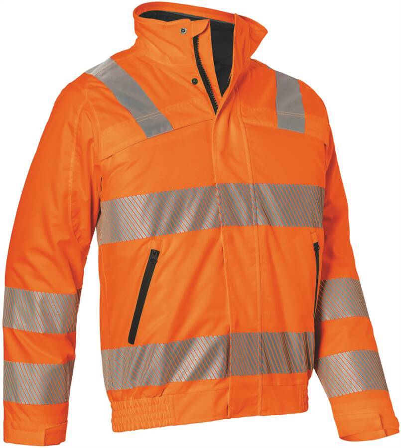 Warnschutz-Wetterjacke KÜBLER REFLECTIQ Klasse 3 19778228-37-M Größe M Farbe warnorange