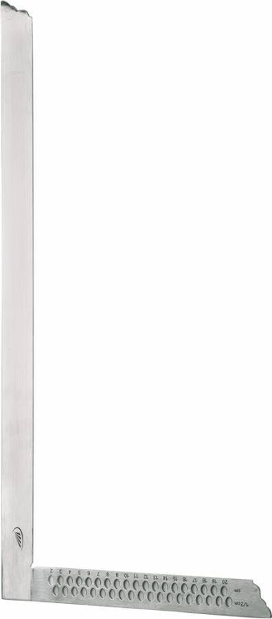 Zimmermannswinkel 0396453 Schenkel lang 600 mm Schenkel kurz 280 mm Ausführung mit Anreißlöchern