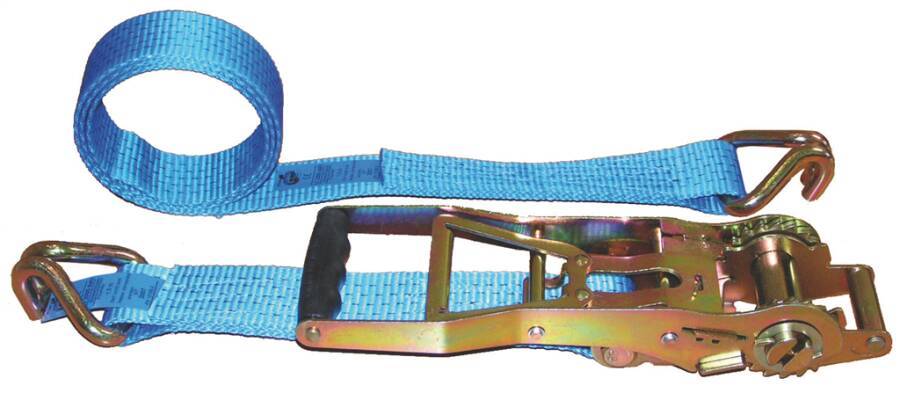 Ratschen-Zurrgurt 2-teilig mit Langhebelzugratsche 941048203 Bandbreite 50 mm Zugkraft direkt 2500 daN Länge 10 m