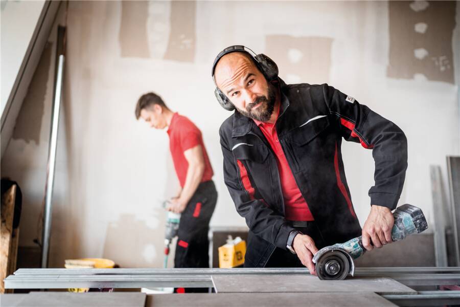 Bundjacke PULSSCHLAG 13245353-9946-58 Größe 58 Farbe schwarz / kbl.-blau