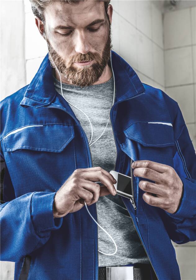 Bundjacke PULSSCHLAG 13245353-9946-52 Größe 52 Farbe schwarz / kbl.-blau