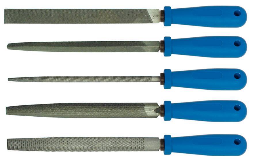 Werkstattfeilen-Sortiment 5-tlg 54200250X3 Länge 250 mm Hieb 3