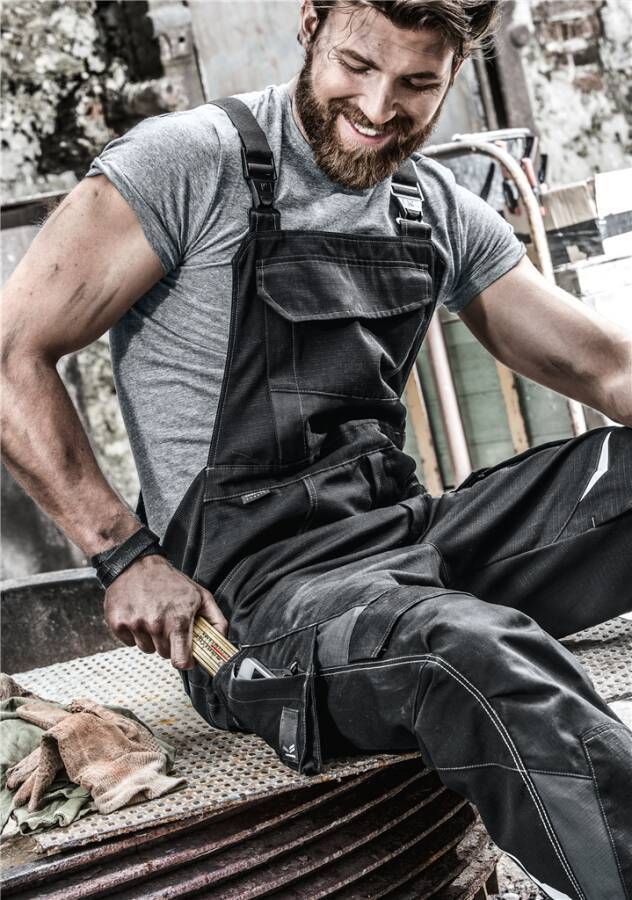 Latzhose PULSSCHLAG 33245353-4699-98 Größe 98 Farbe kbl.-blau / schwarz