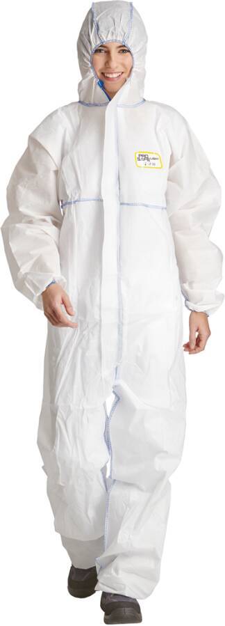 Schutzanzug ProSafe® Light SMS-XL Größe XL Farbe weiß Ausführung ohne Füßlinge