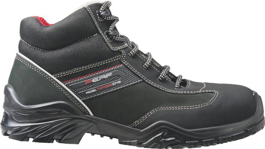 Sicherheitshalbschuh/-hochschuh S3 Typhoon 7125-47 Größe 47 Farbe schwarz Typ Hochschuh Modell Typhoon High Schutzklas