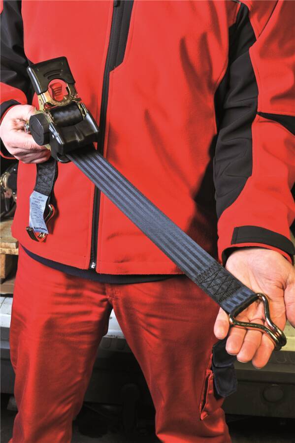 Zurrgurt plus 1-teilig 941128201 Bandbreite 50 mm Zugkraft in der Umreifung 1000 daN Zugkraft direkt 750 daN Länge 3 m