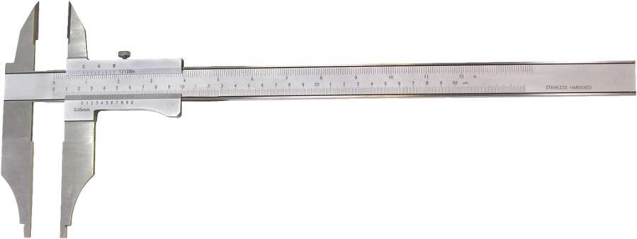 Werkstatt-Messschieber mit Feineinstellung M 324721000 Messbereich 1000 mm Ablesung 0,05 / 1/128 mm/inch Schnabellänge 1