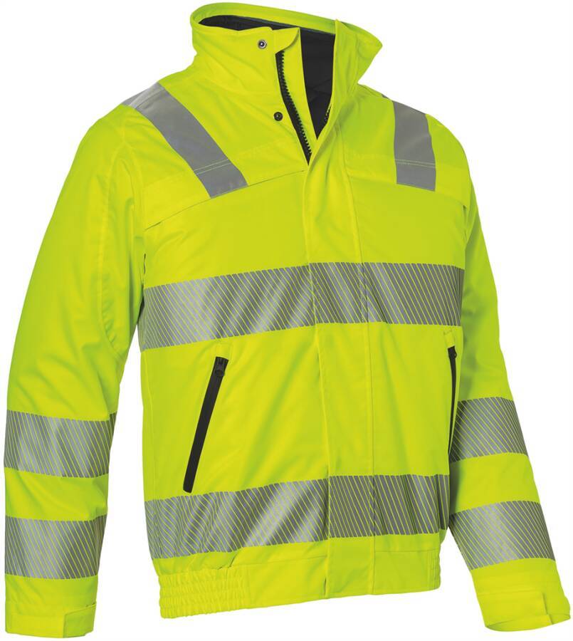 Warnschutz-Wetterjacke KÜBLER REFLECTIQ Klasse 3 19778228-34-2XL Größe XXL Farbe warngelb