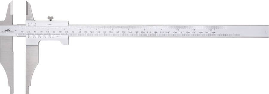 Werkstatt-Messschieber ohne Feineinstellung 0234503 Messbereich 300 mm Ablesung 0,05 / 1/128 mm/inch Schnabellänge 90 m