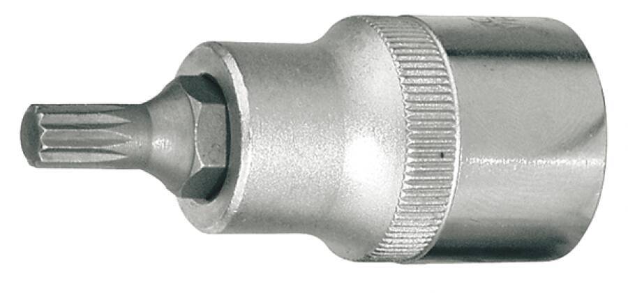 Vielzahn-Stecknuss 1/2 425708 Größe 8 mm Länge 55 mm