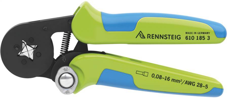 Aderendhülsencrimpzange PEW 8 selbsteinstellend 610 185 3 Typ brüniert Crimpprofil 4-kant Kapazität 0,08-16,0 mm² Twin-A