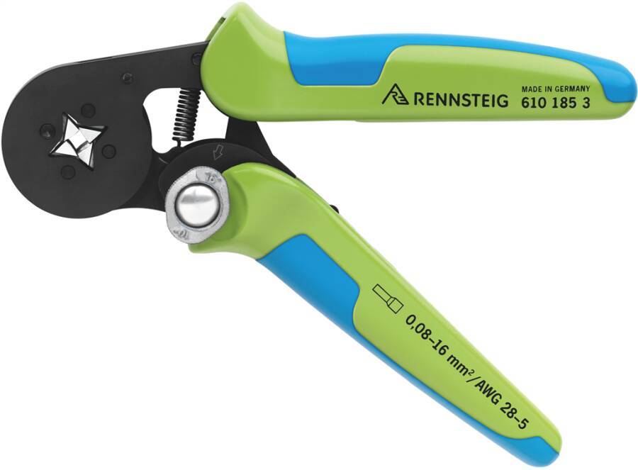 Aderendhülsencrimpzange PEW 8 selbsteinstellend 610 185 3 Typ brüniert Crimpprofil 4-kant Kapazität 0,08-16,0 mm² Twin-A