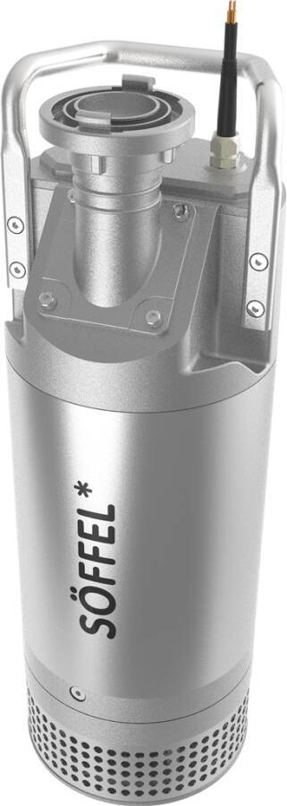 Söffel-Schmutzwasser-Tauchpumpe 230 / 400 V 88292 Netzspannung 230 V Feststoffgröße (max.) 10 mm Nennaufnahme 1500 W För