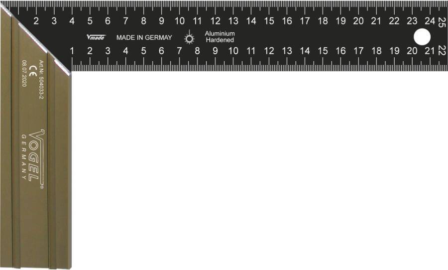 Tischlerwinkel 504037.2 Schenkel lang 500 mm Schenkel kurz 170 mm
