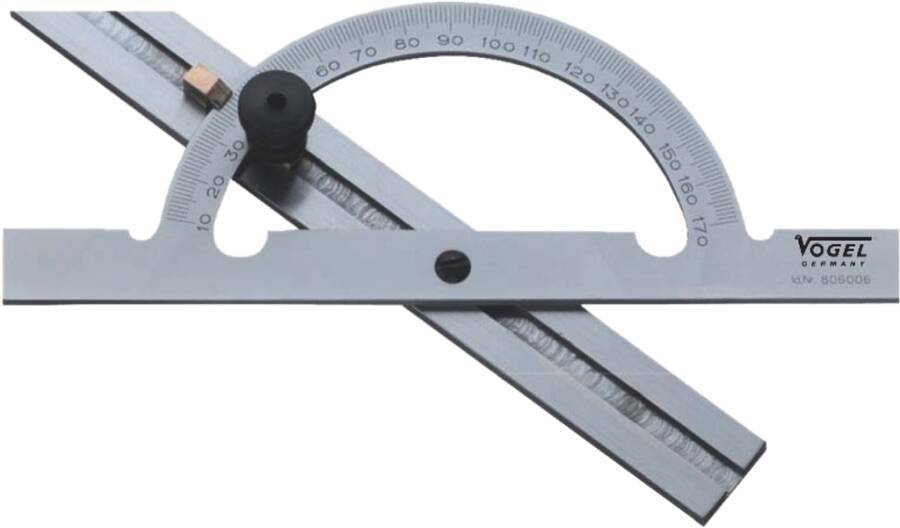 Gradmesser 10° - 170° 320574 Gradbogen 250 mm Schenkellänge 500 mm