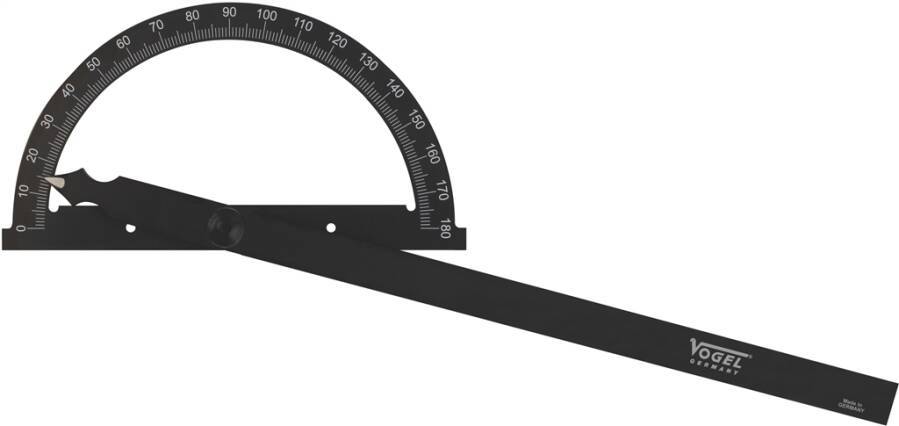 Gradmesser 0 - 180° 322515.2 Gradbogen 300 mm Schenkellänge 500 mm