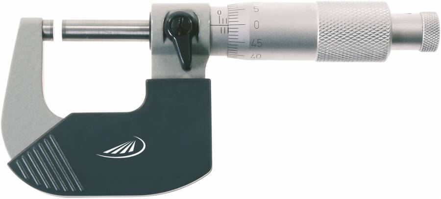 Bügelmessschraube 0806524 Messbereich 75 - 100 mm Ablesung 0,01 mm Spindel-Ø 6,5 mm Messtrommel 17,5 mm Steigung 0,5 mm