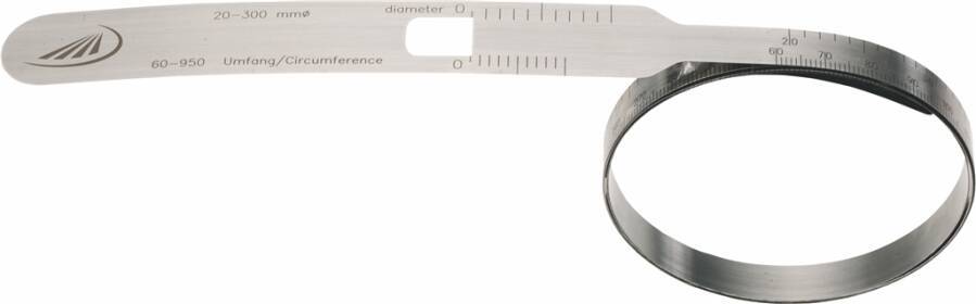 Spezialumfangbandmaße 0458103 Umfang 940 - 2200 mm für Rohr-Ø 300 - 700 mm