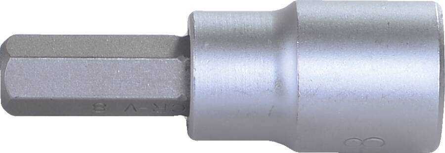 Sechskant-Stecknuss 3/8 424706 Größe 6 mm Länge 27/48 mm