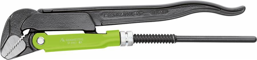 Eck-Rohrzange 45° 121 010 2 für Rohr-Ø max. 1 Zoll Länge 310 mm Spannweite 0-42 mm