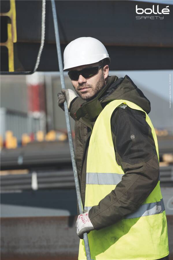 Schutzbrille SILIUM+ SILPPSF Rahmen anthrazit Scheibe grau Scheibenkennzeichnung 2C-1.2 1 FT KN CE Beschichtung PLATINU